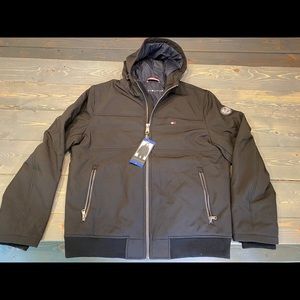 New Tommy Hilfiger Men's Soft-Shell Bomber Jacket